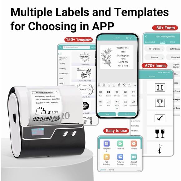 Orgbro Z3 Label printer - Picture 6 of 7